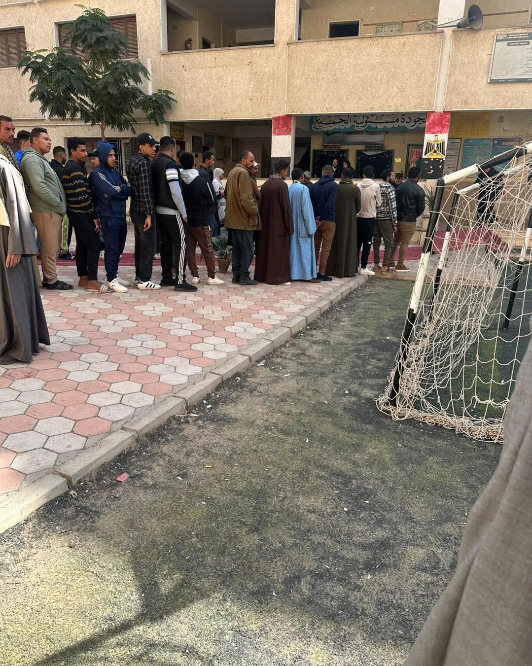 استمرار توافد الناخبين في لجنة القوصية بأسيوط